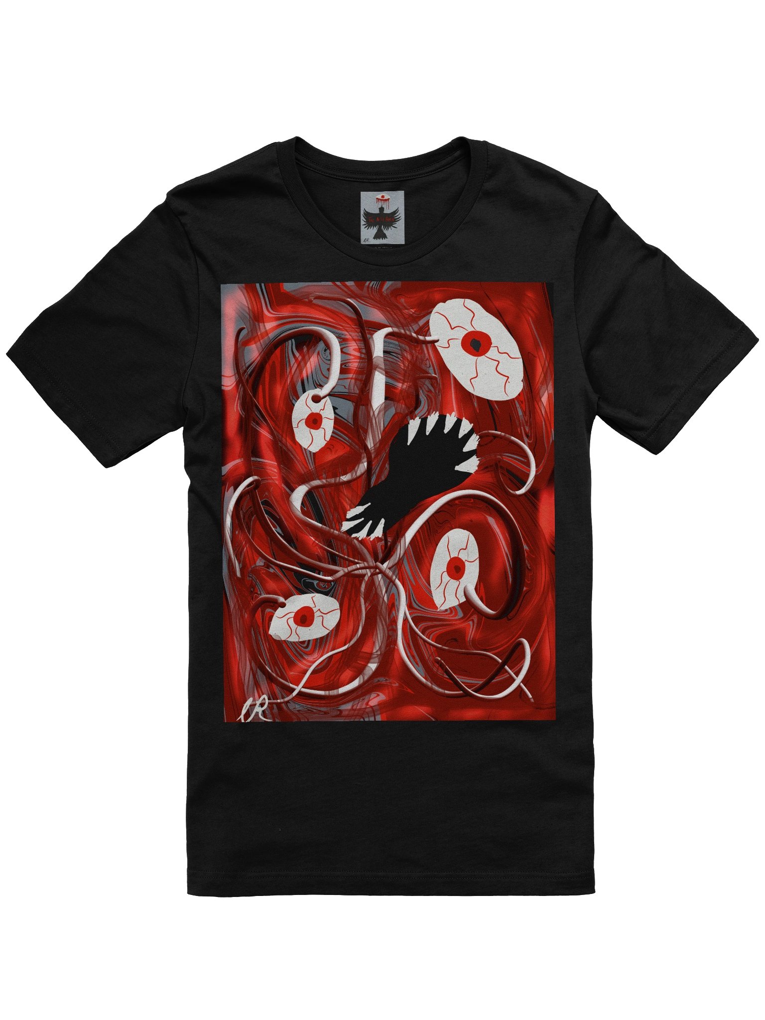 Marbled Eyeballs Tee — Bella+Canvas Supersoft by The Artsy Brain product image (1)