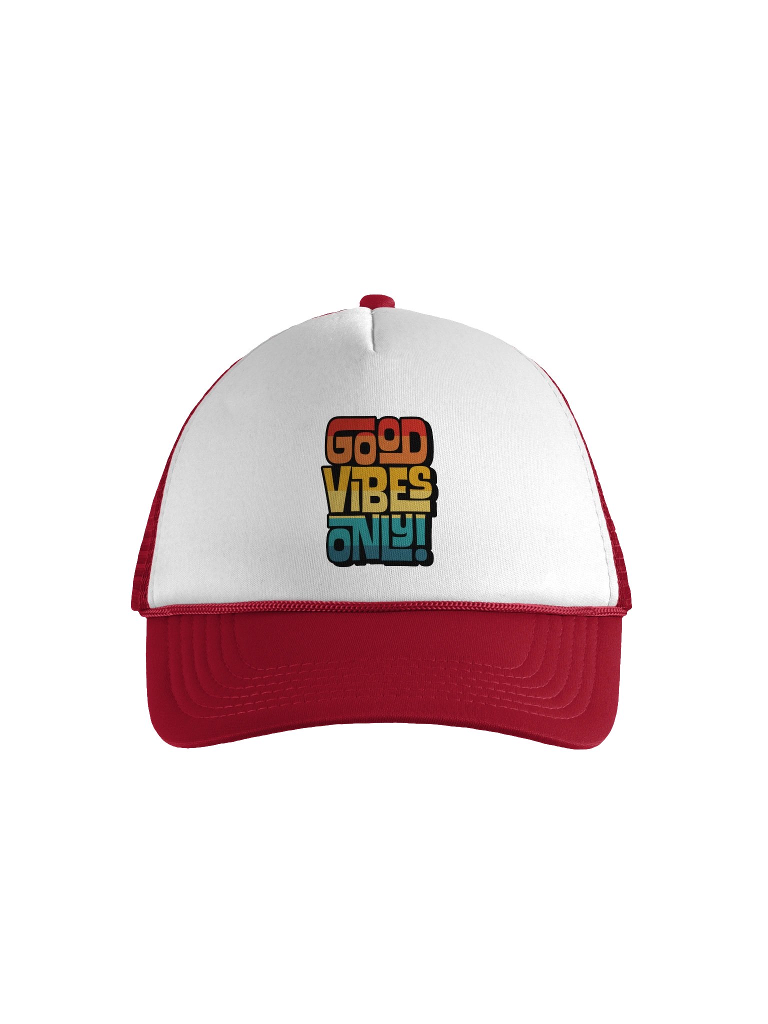 Good Vibes Only Vintage Sunset Foam Trucker Hat product image (1)