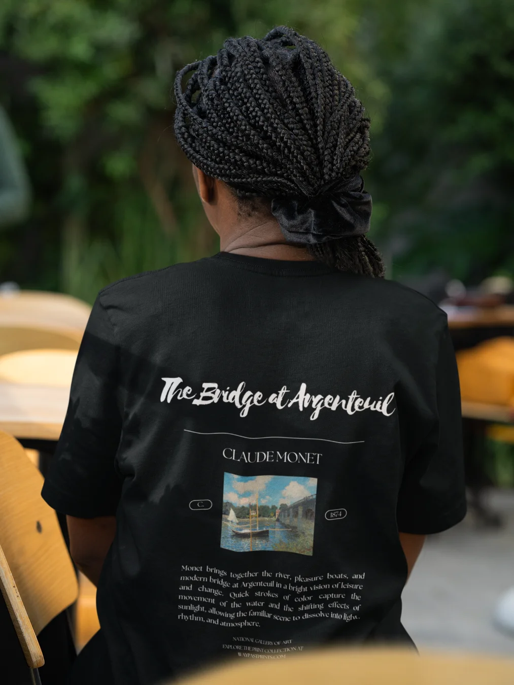 The Bridge at Argenteuil (Claude Monet) T-Shirt product image (2)