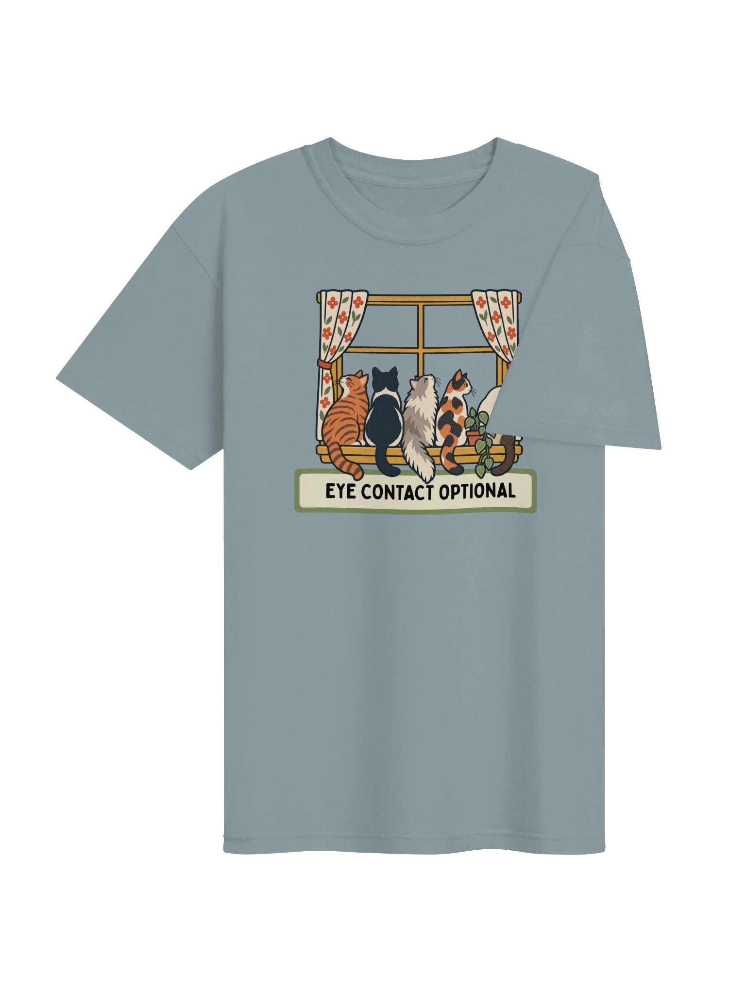 Eye Contact Optional - Adult Unisex Tee product image (4)