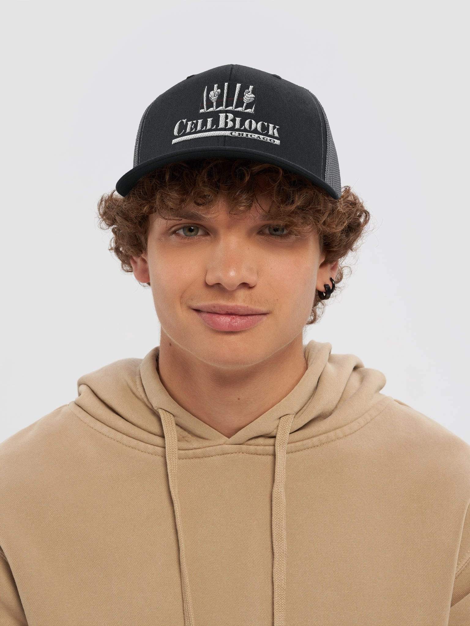 The Bartender Joe Cell Block Trucker Hat product image (5)