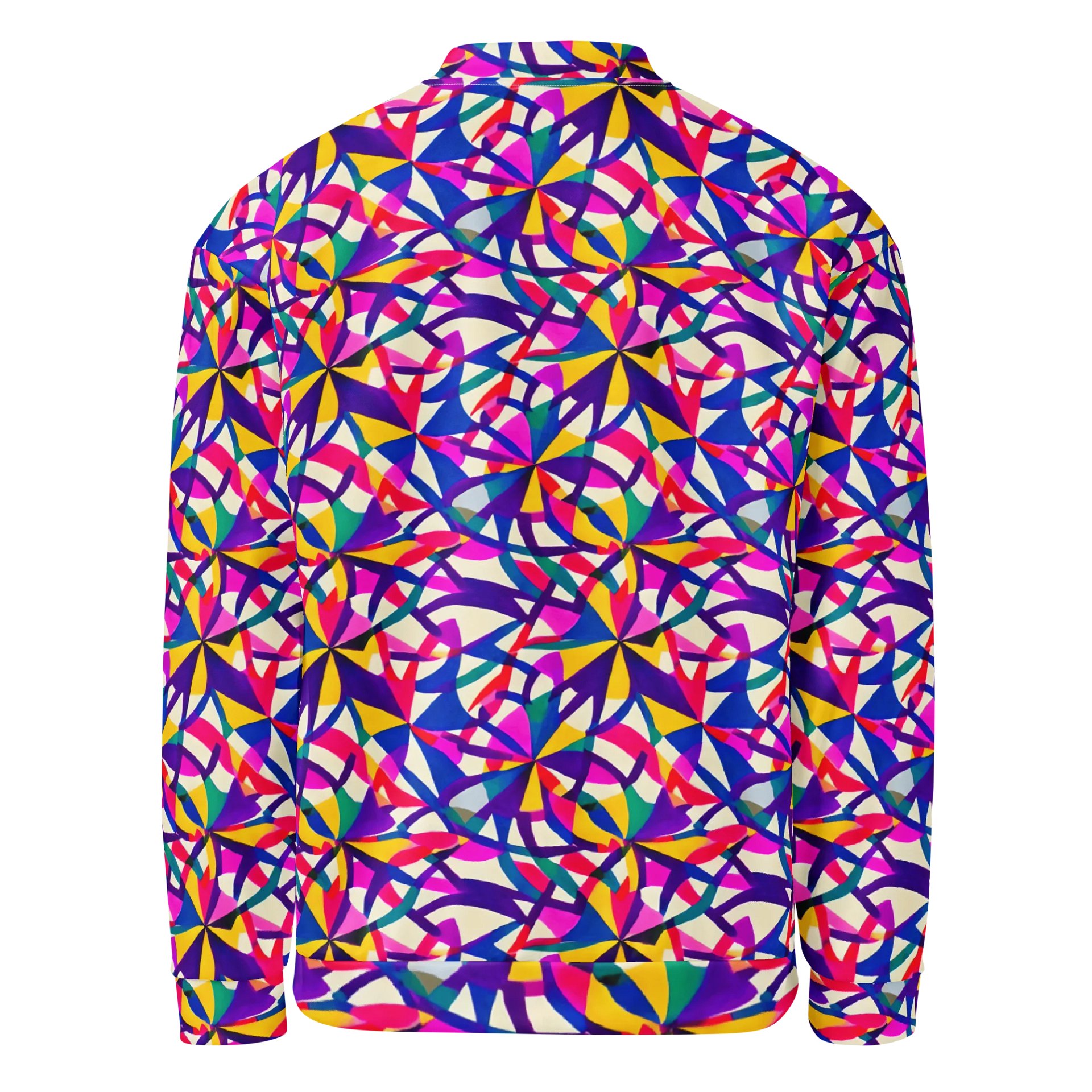 Rainbow Shapes Bomber Jacket product image (2)