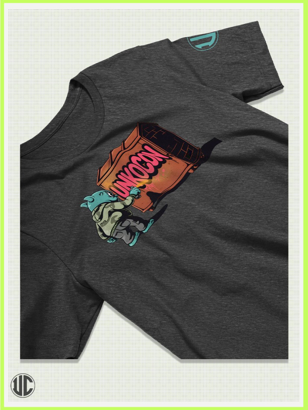 UnkoCon Graff Monster – Dumpster Tag Streetwear Graphic Tee product image (2)