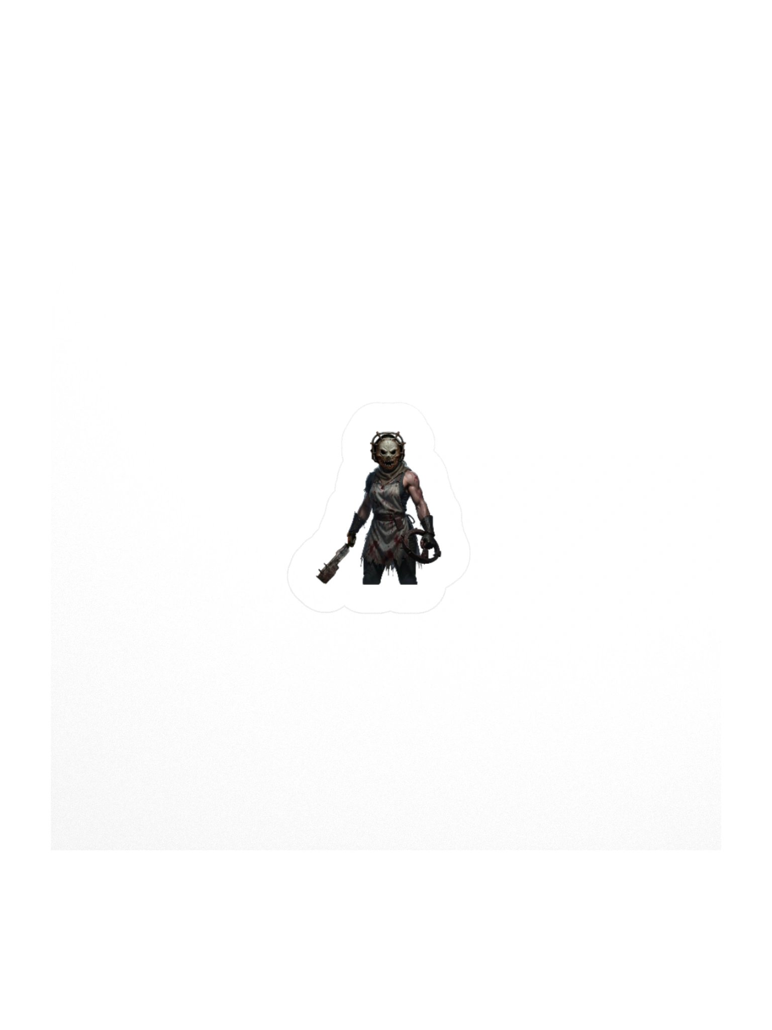 trapper girl sticker product image (1)