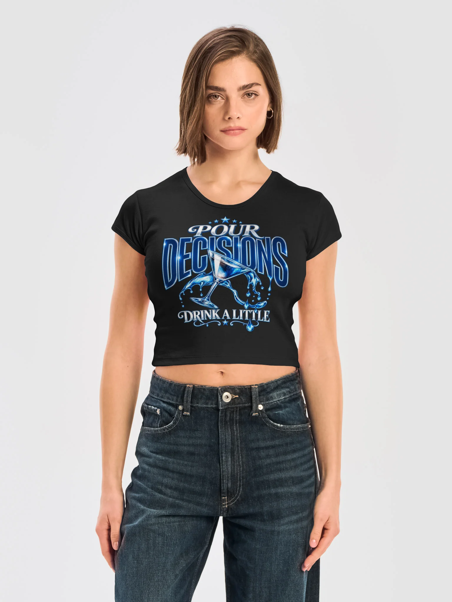 Pour Decisions Baby Tee product image (9)