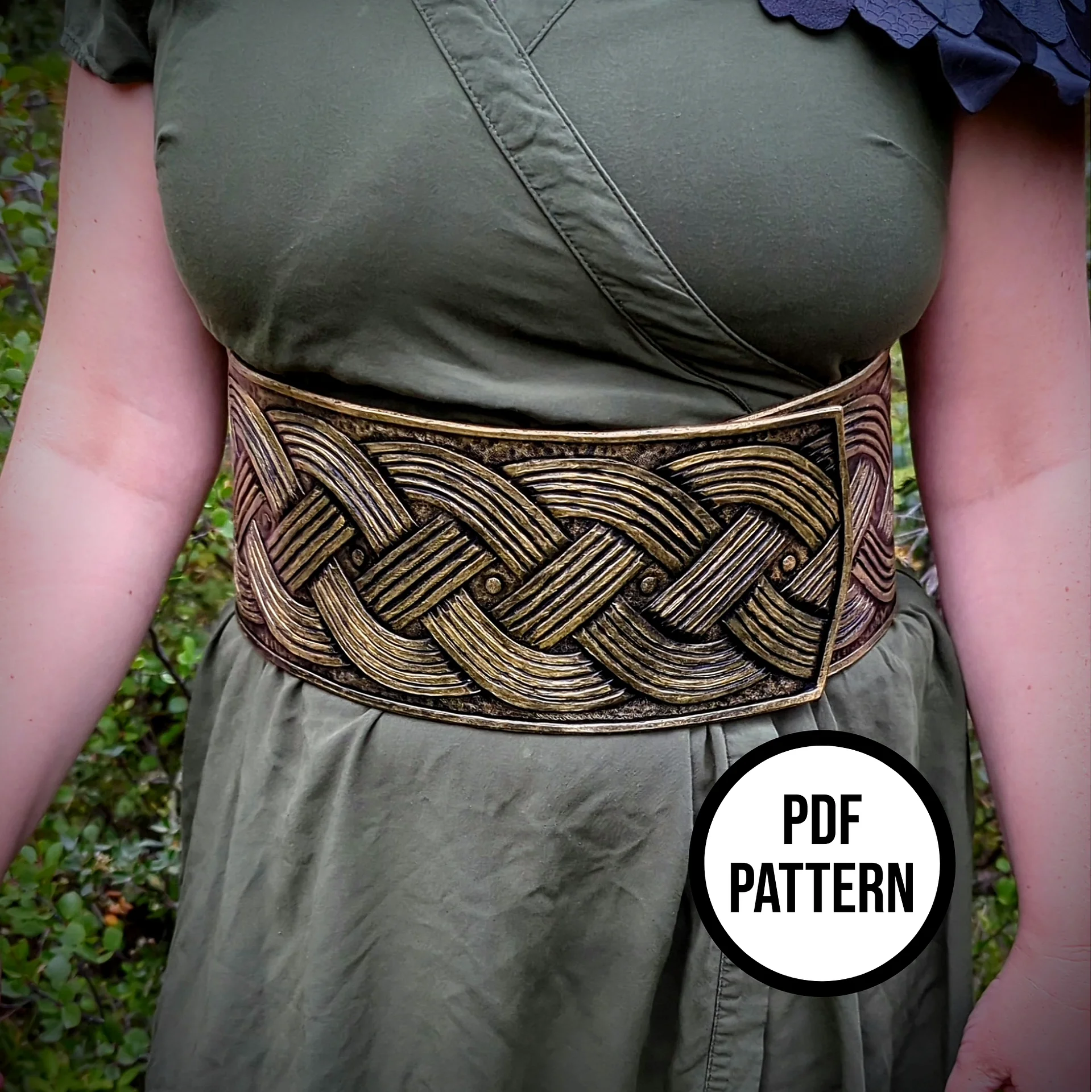 Leather Annatar Belt - PDF Pattern for Leatherwork product image (1)
