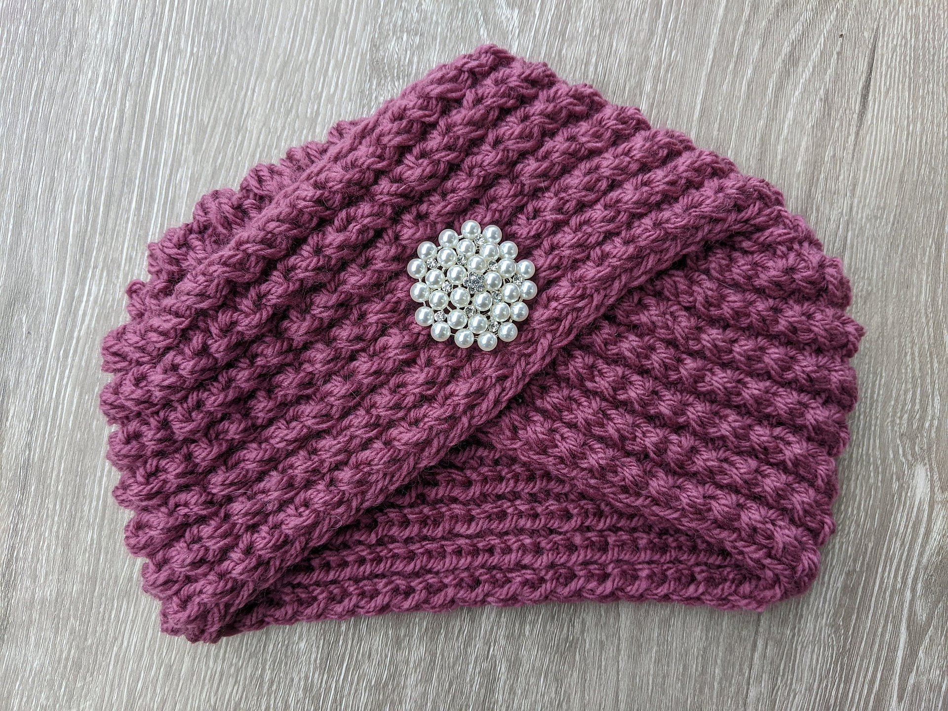 Knit Turban Hat Pattern for Beginners product image (9)