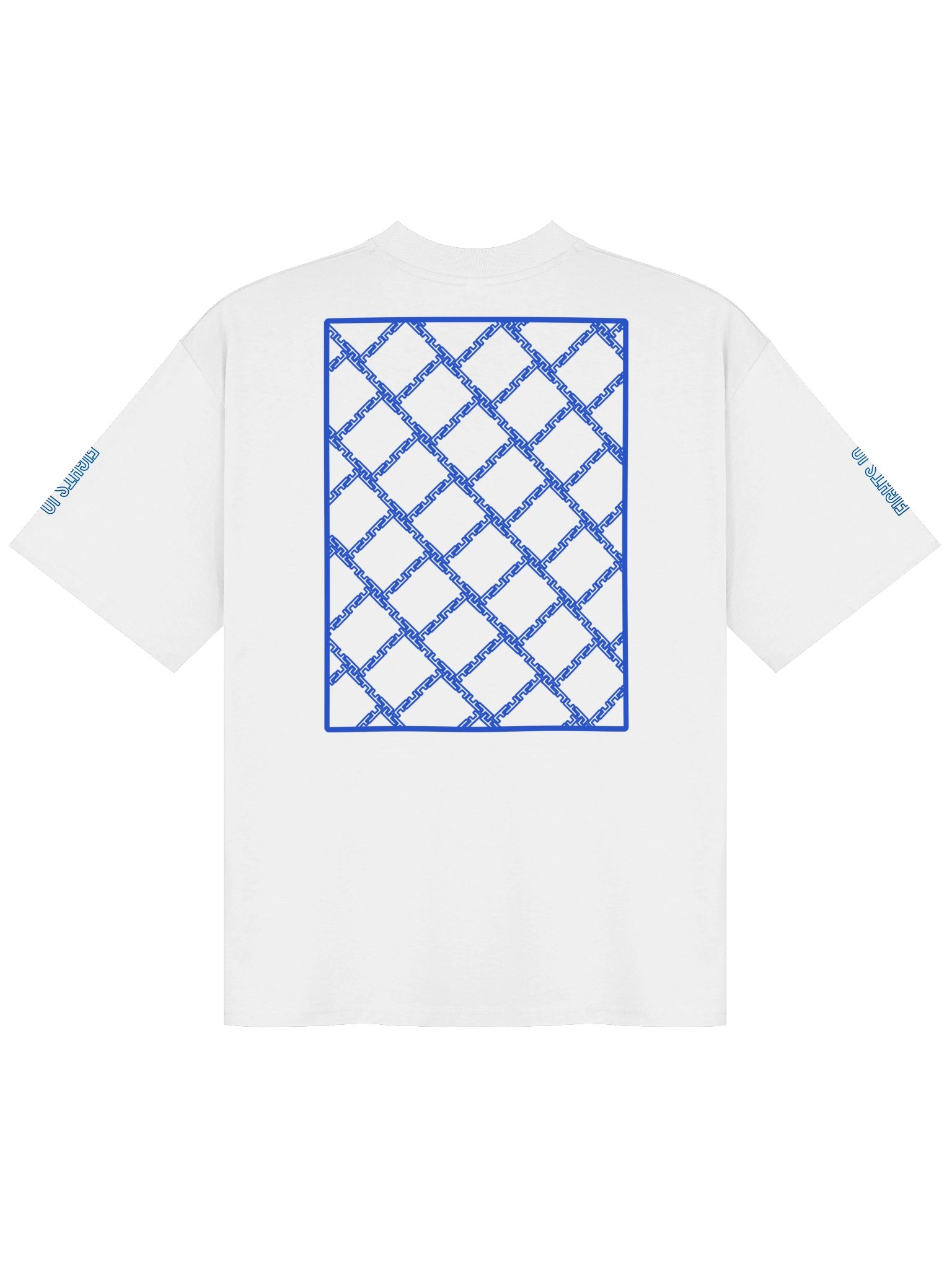 HALOGEN White/Blue Oversize Tee (Cornerman Edition) product image (2)
