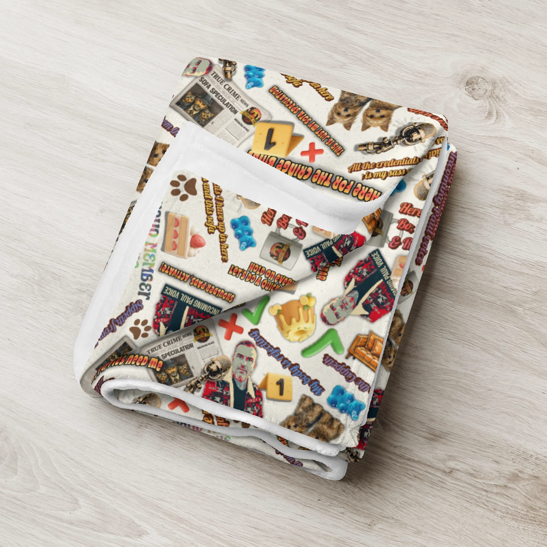 Sofa Squad Paulisms Seamless Pattern Blanket product image (9)