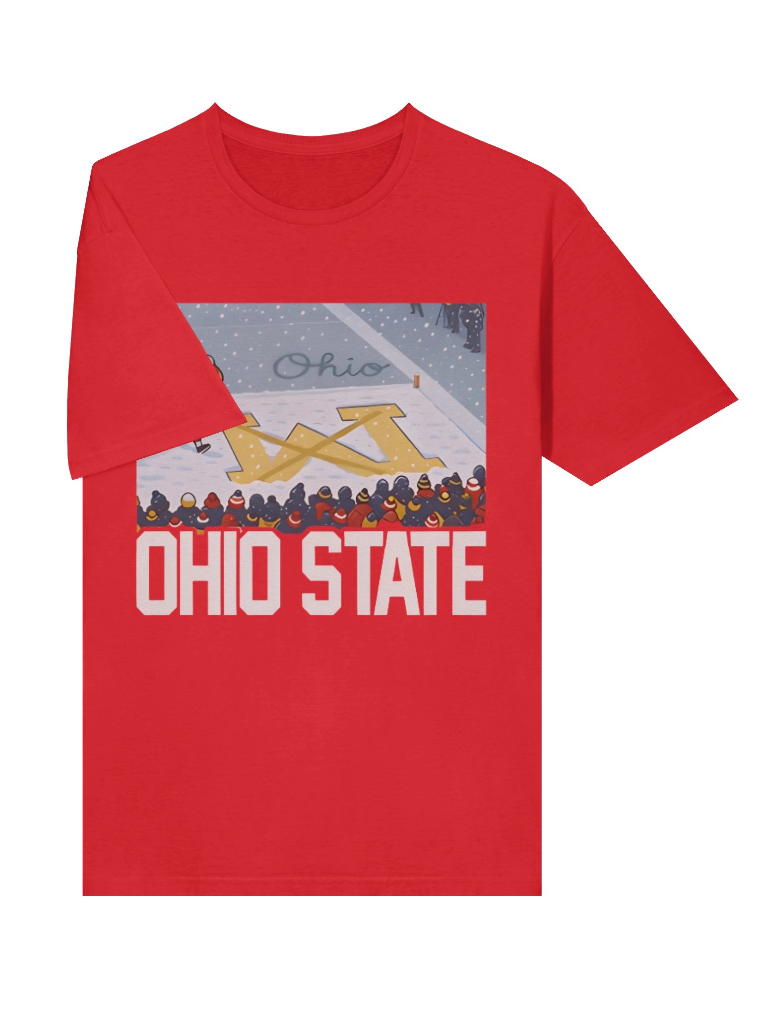 Ohio vs Michigan Rivalry Script Ohio On Big M the Greatest Rivalry in College Shirt product image (10)