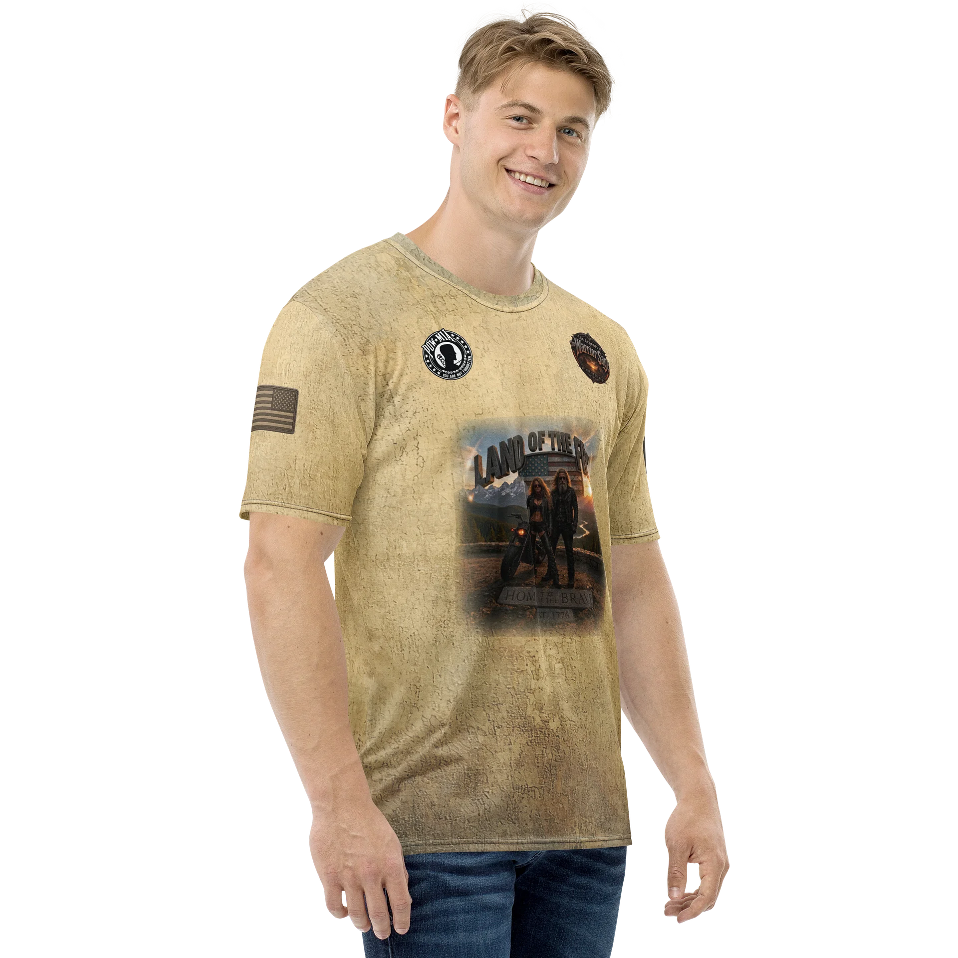 Warrior Sage Land of the Free MötoGraffitti Tee product image (4)
