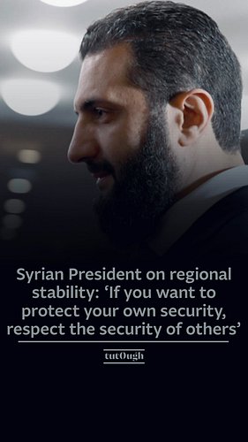🇸🇾Syrian President Ahmed Al-Sharaa addressed the Atlantic Council’s Front Page conversation in New York on Tuesday (22 Sep), ...