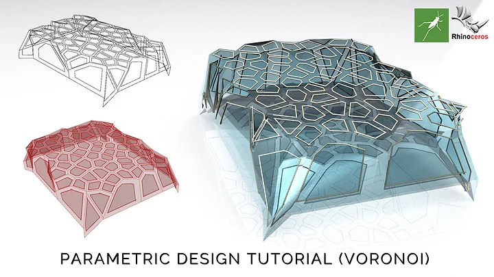 Voronoi Pattern Parametric Furniture Design Grasshopper Rhino Files Download product image (1)