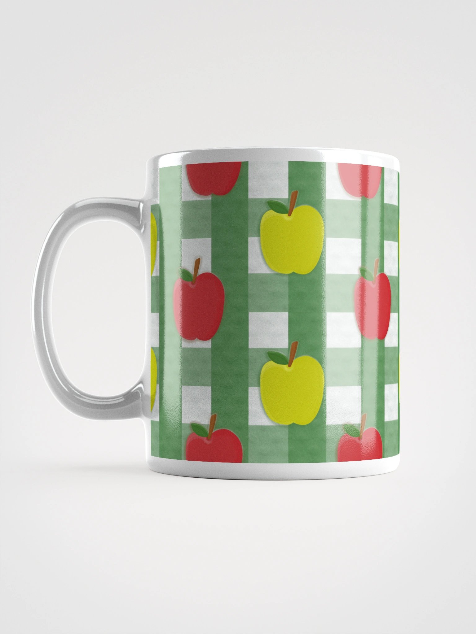Apple Gingham in Green Mug product image (6)