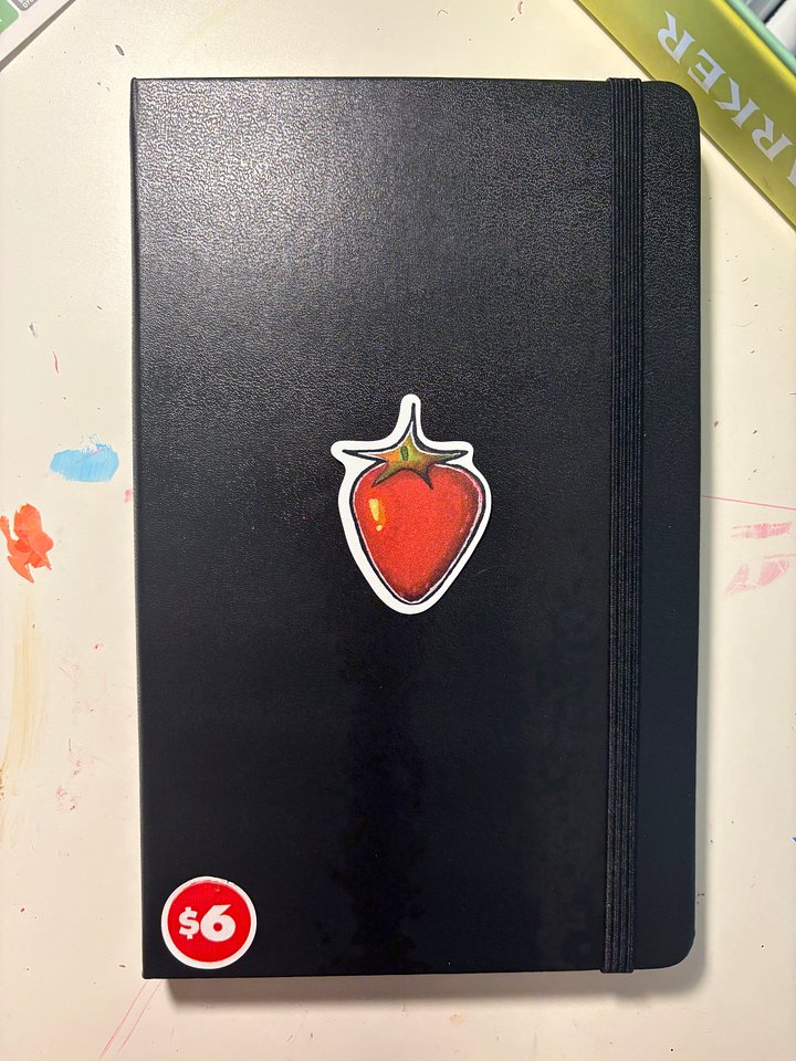 Fruit Series Sticker #1 - Strawberry product image (2)
