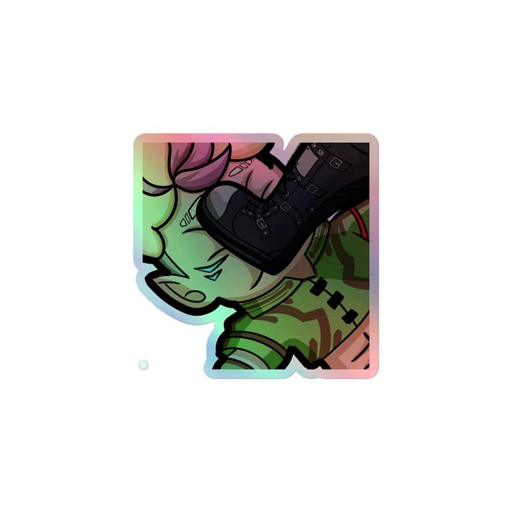 AfressBoot Emote Holographic Sticker product image (1)