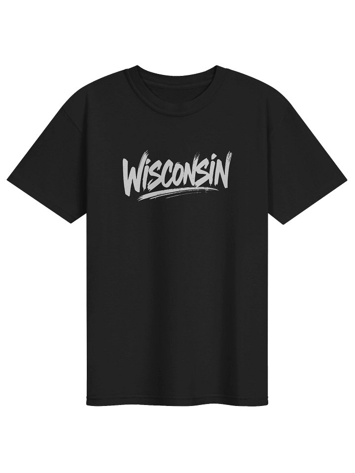 Wisconsin Vintage Script T-Shirt | Retro State Pride Graphic Tee product image (1)