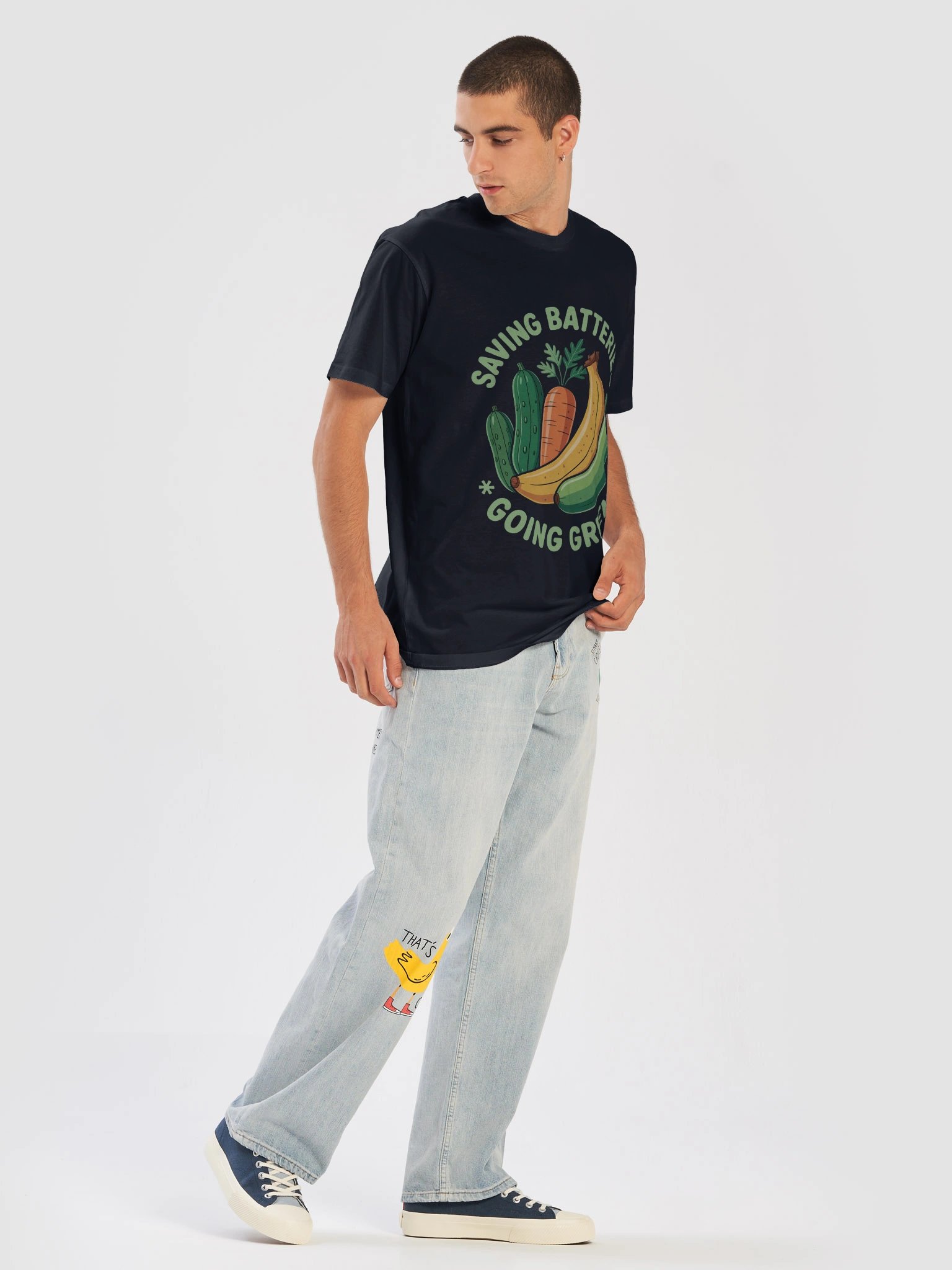 Saving Batteries Going Green Tee product image (13)