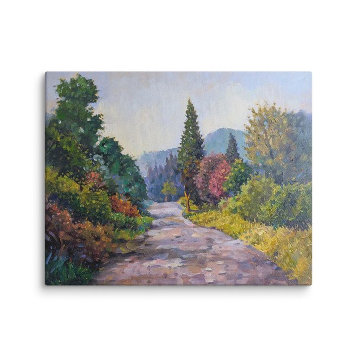 Hiking Trail-Oil Painting Canvas Print product image (1)