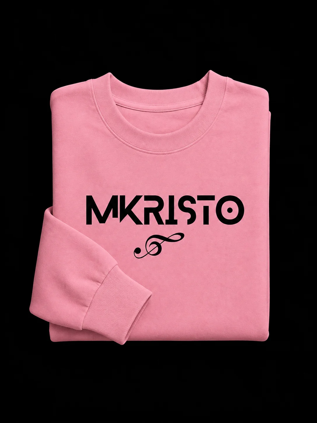 Pink Mkristo Minimalist Music Logo Long Sleeve product image (1)