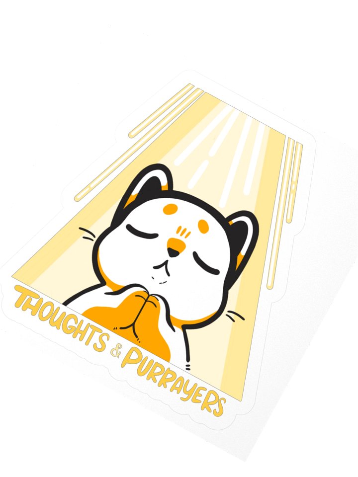 Thoughts&Purrayers(Light) product image (2)