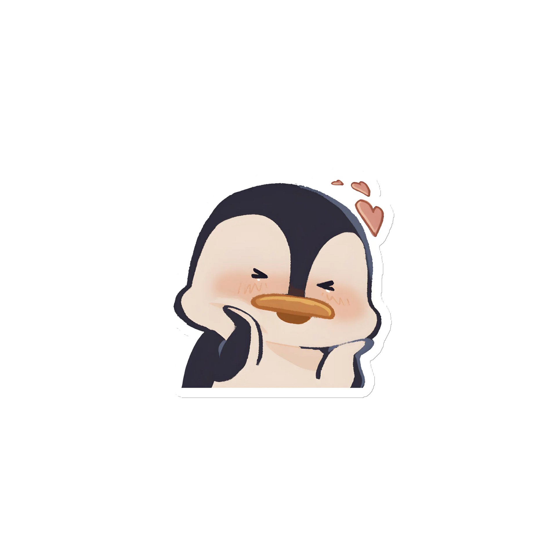 Blushy Penguin Magnet product image (1)