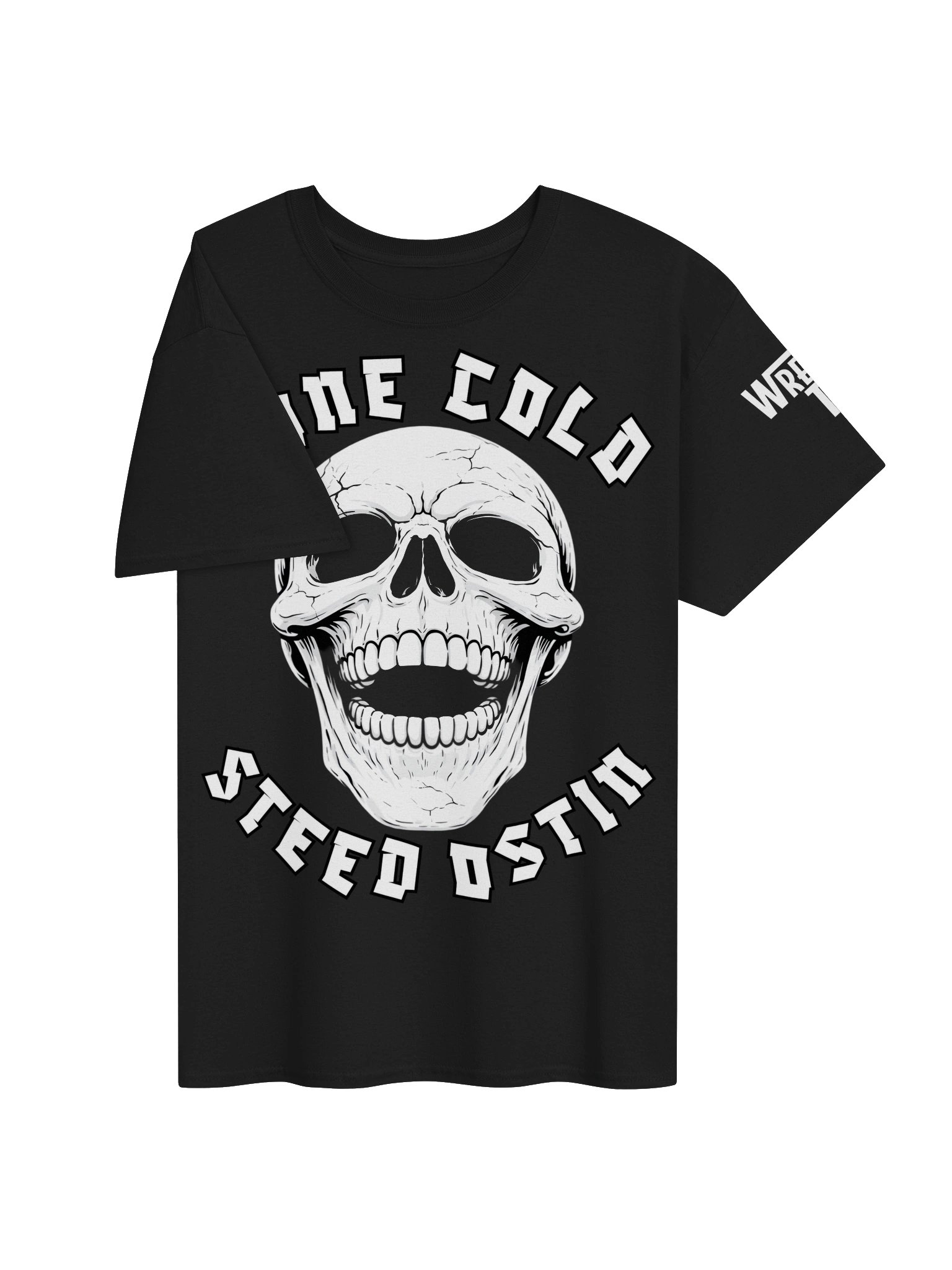 Bone Cold Steed Ostin Tee V4 w/ Sleeve & Back print product image (4)