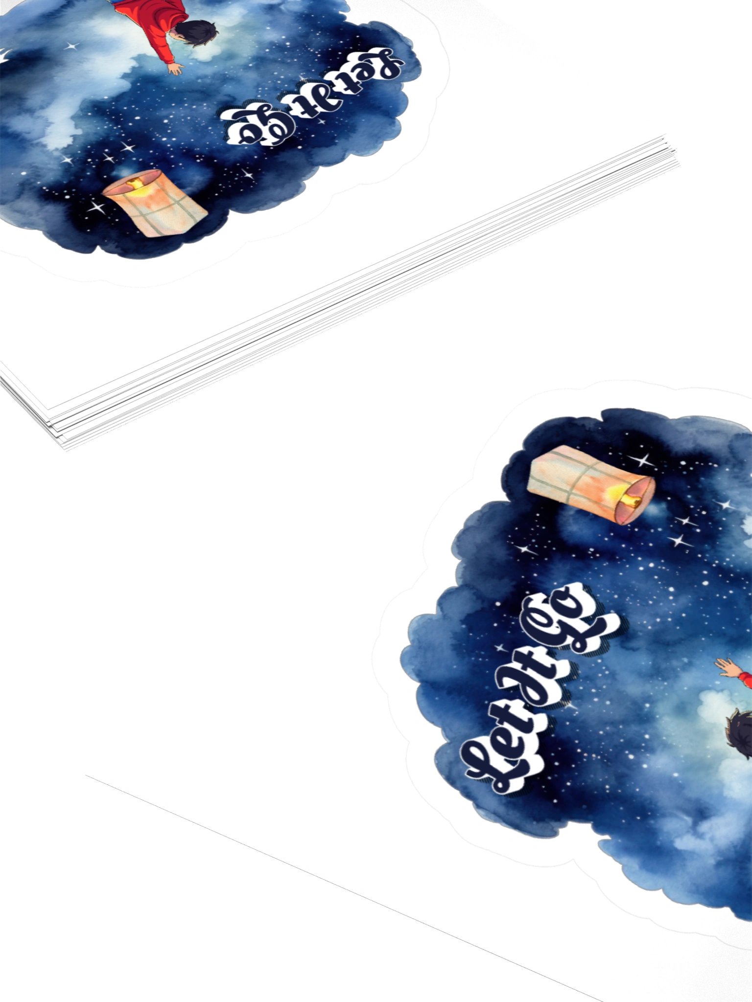 Let It Go Lantern Kiss Cut Sticker product image (8)