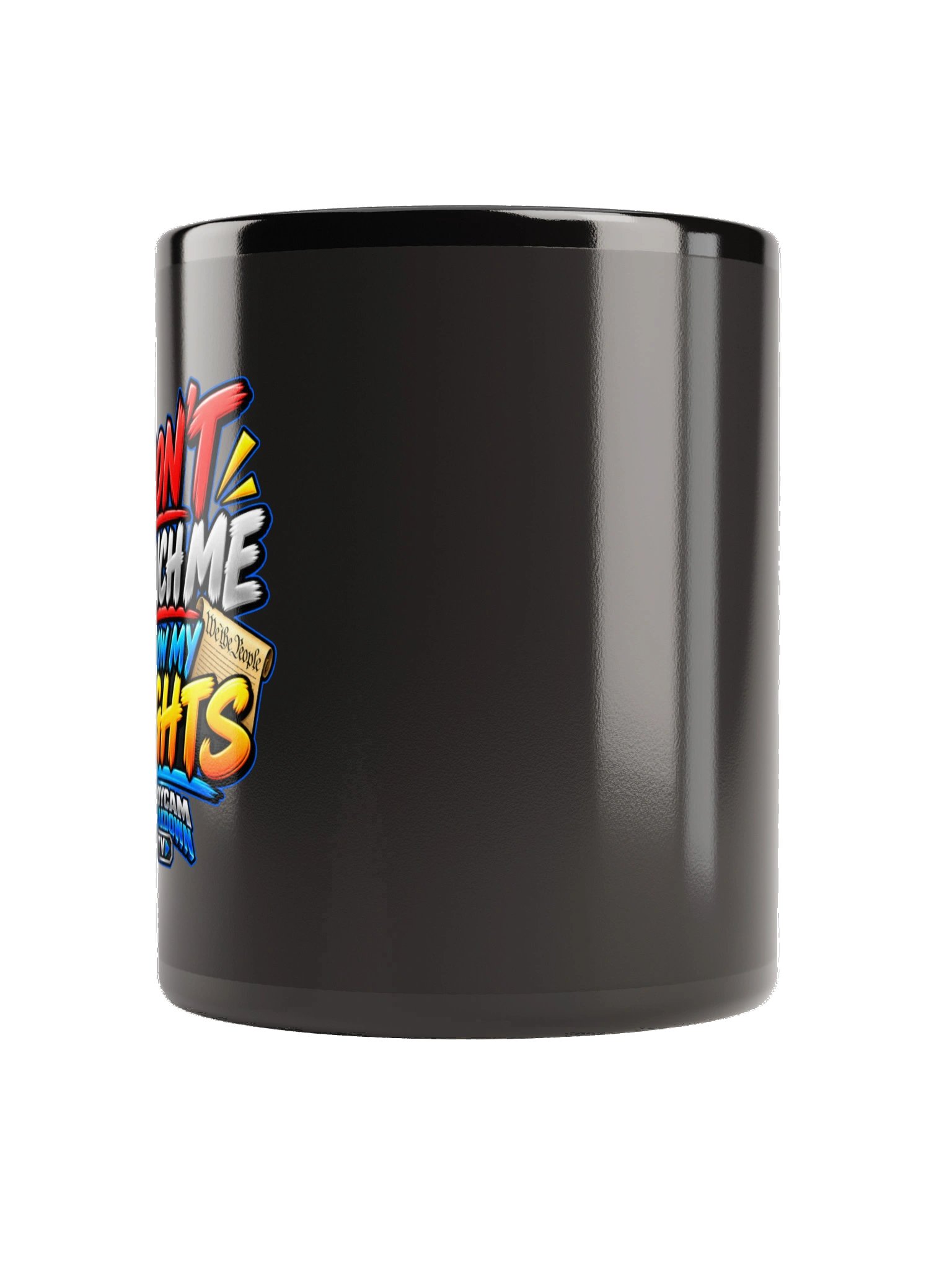 Bodycam Breakdown TV - Don’t Touch Me I Know My Rights Mug product image (4)