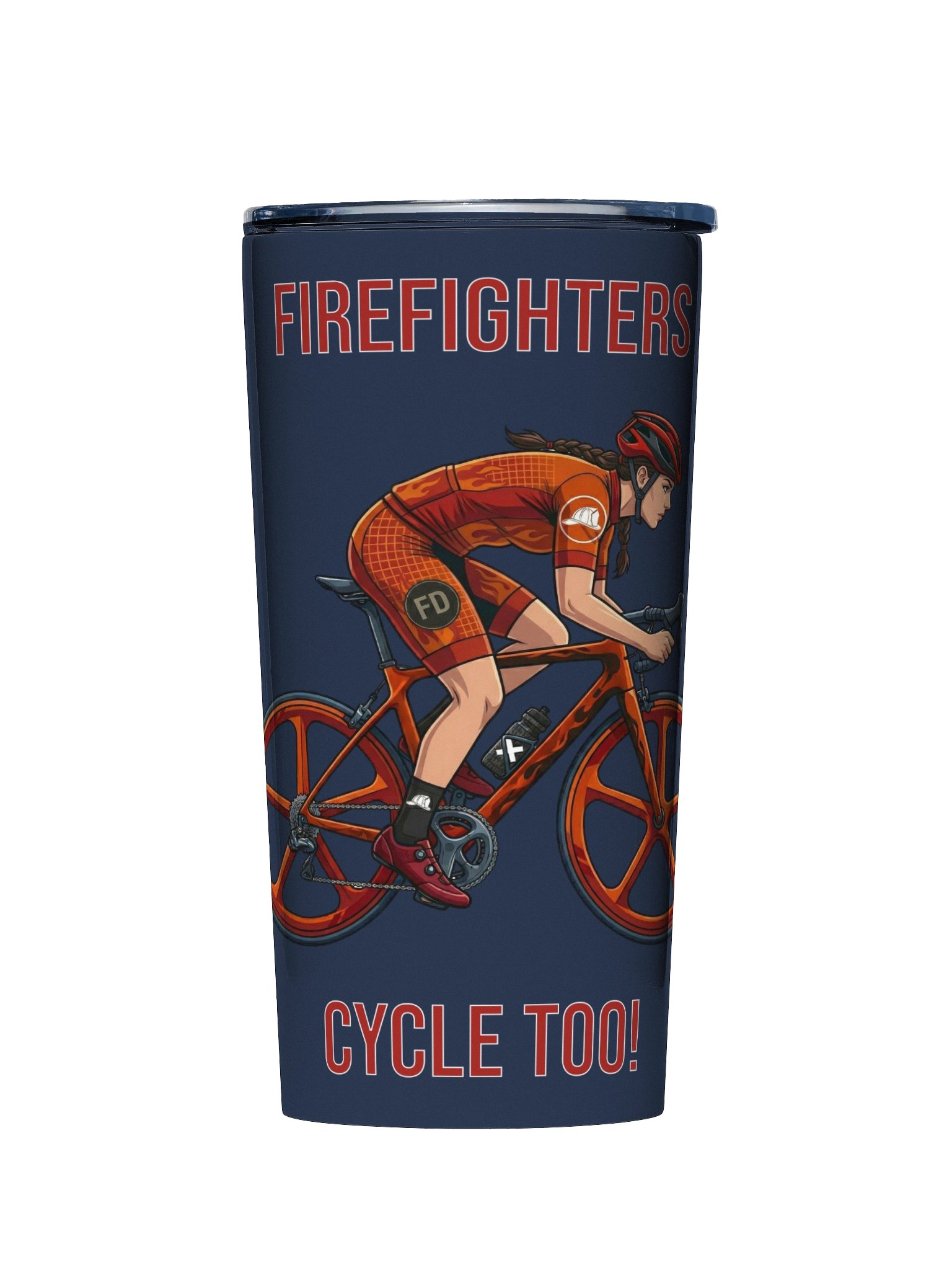 Firefighter Athlete 20oz Tumbler | Ladies Cycling Edition product image (1)