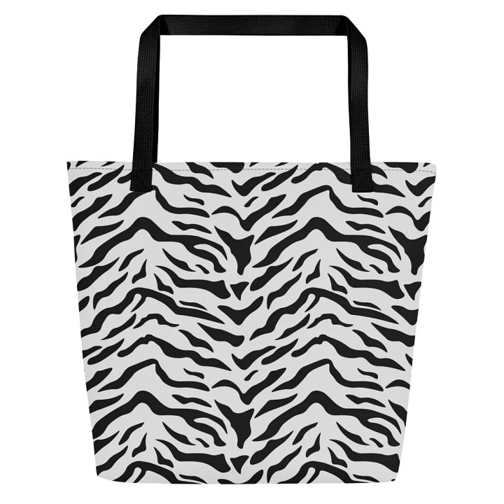 Zebra Wave All-Over Print Tote Bag product image (1)