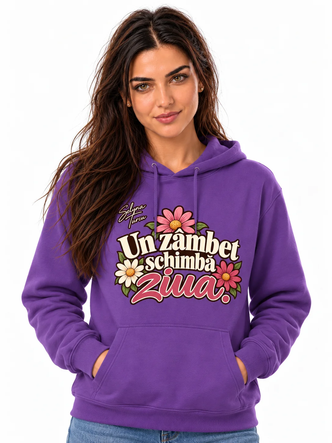 Hanorac „Un zâmbet schimbă ziua” product image (1)