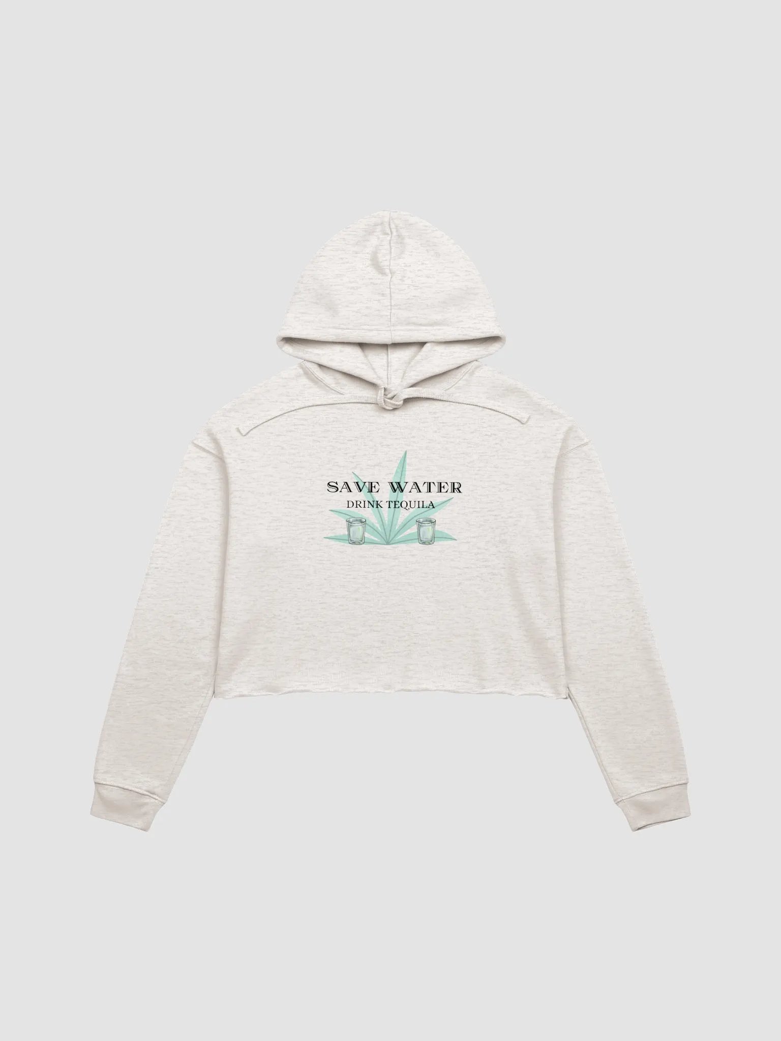 Save Water Cropped Hoodie product image (3)