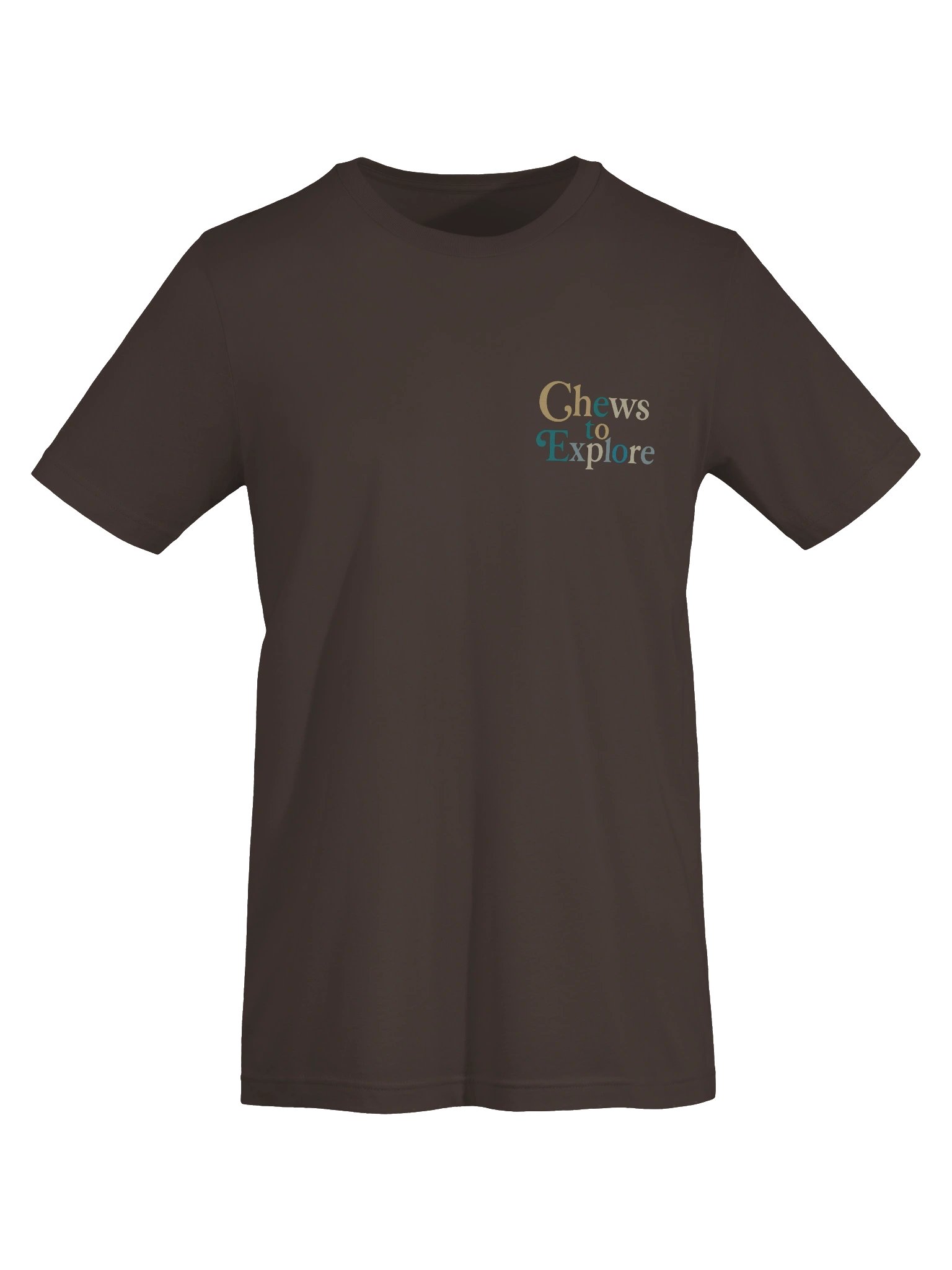 ChewsToExplore Brown T-Shirt product image (7)
