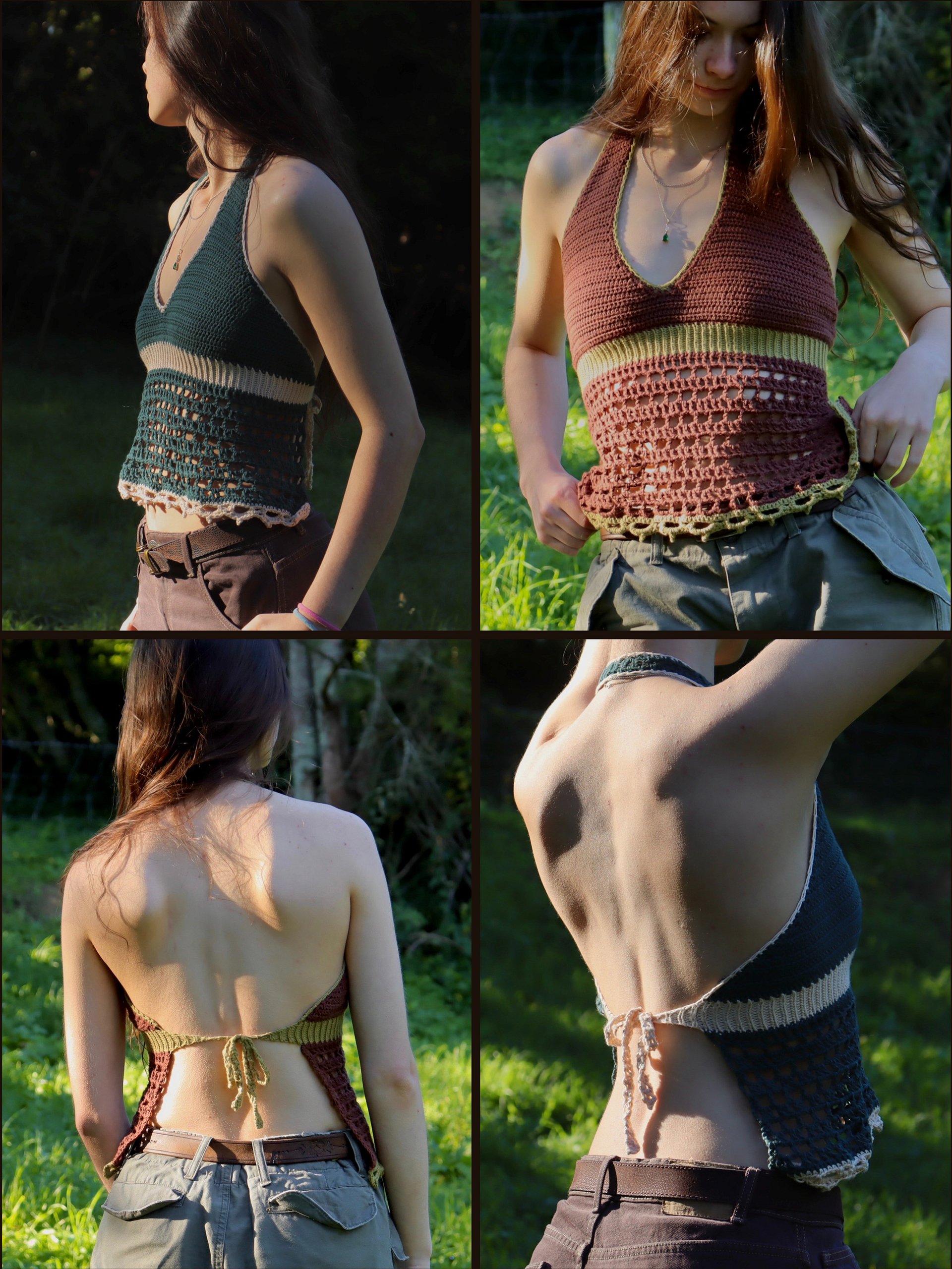 Hazel Halter Top - Crochet Pattern product image (2)
