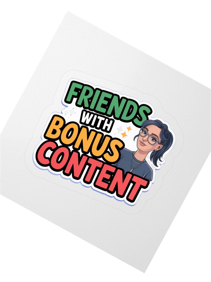 Friends with bonus content stickers product image (5)