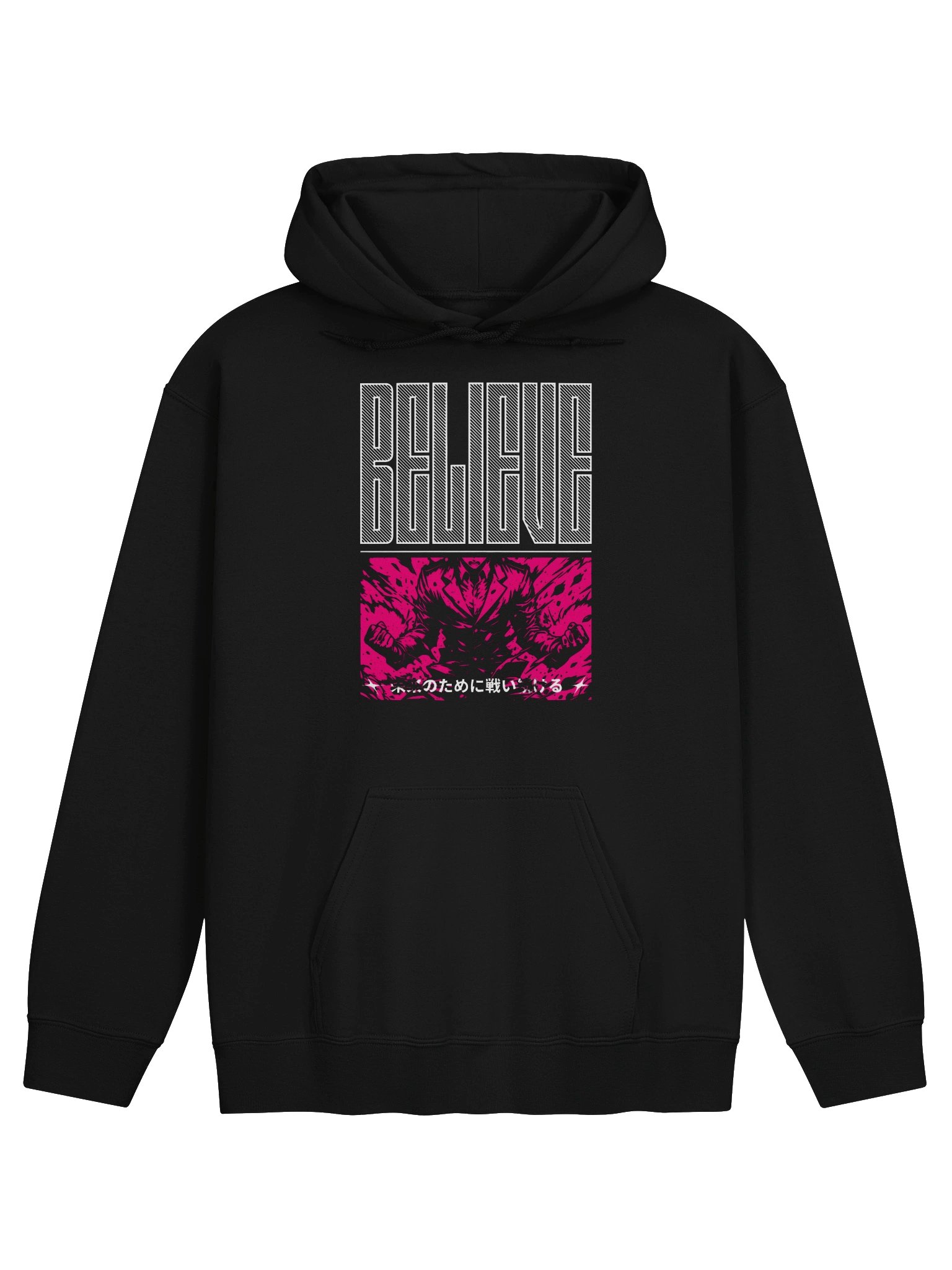 Believe ANIME Warrior Graphic Hoodie product image (1)