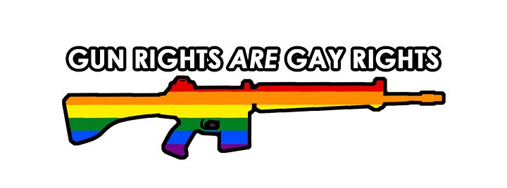 Gun Rights are Gay Rights Sticker product image (1)