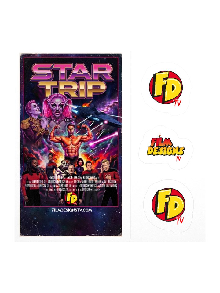 Star Trip - FDTV Poster Sticker set product image (2)