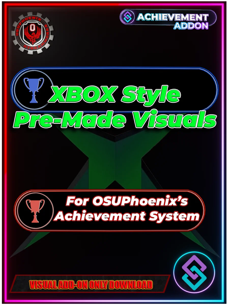 XBOX Style Achievement Visuals product image (1)