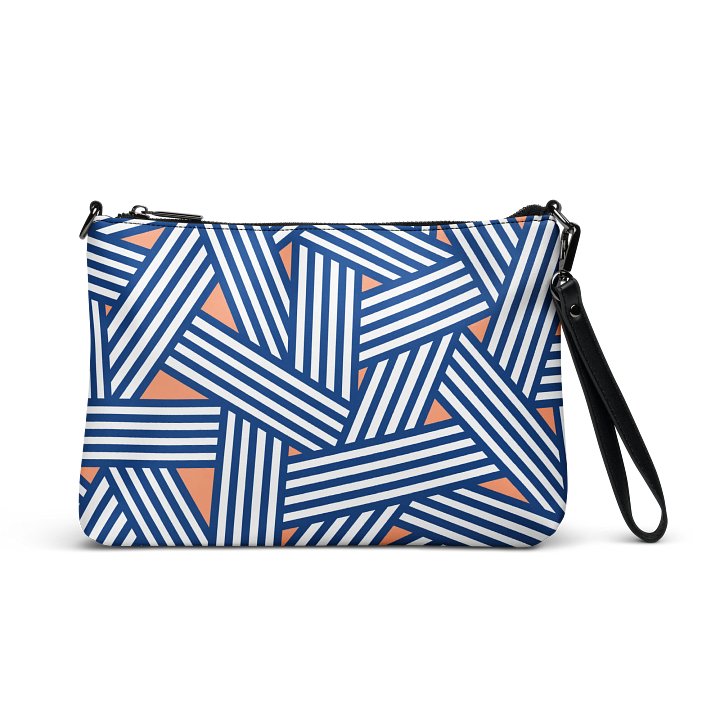 Interlocking Blue Stripes Crossbody Bag product image (1)