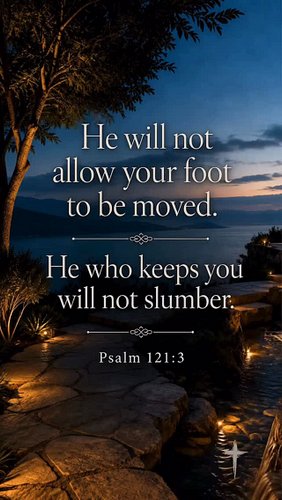 Psalm 121:3 and more 👉 go.beinspiredmusic.com/gospel

✝️ Psalm 121:3 “He will not allow your foot to be moved. He who keeps y...