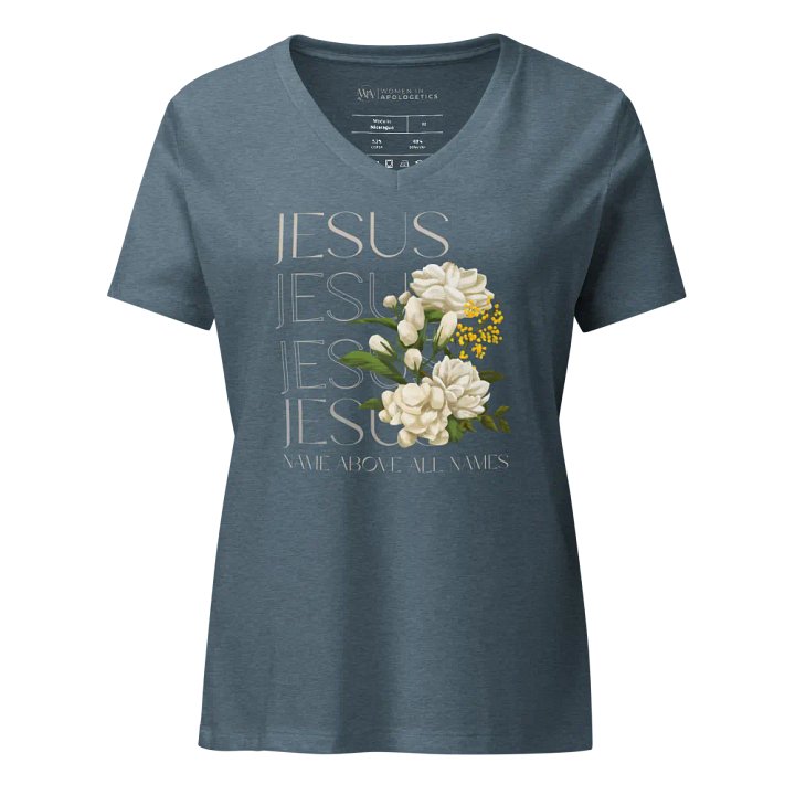 Jesus, Name Above All Names V-Neck T-Shirt product image (1)