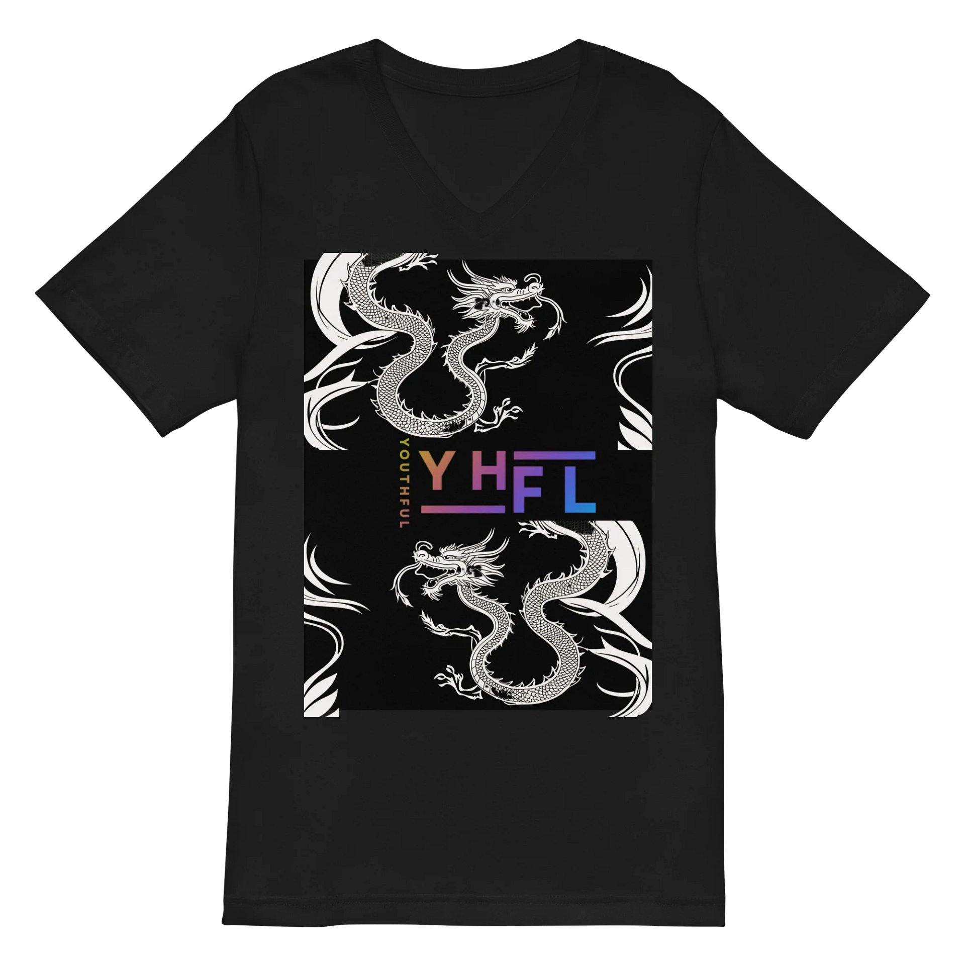 DRAGON YOUTHFUL V-NECK TEE product image (2)