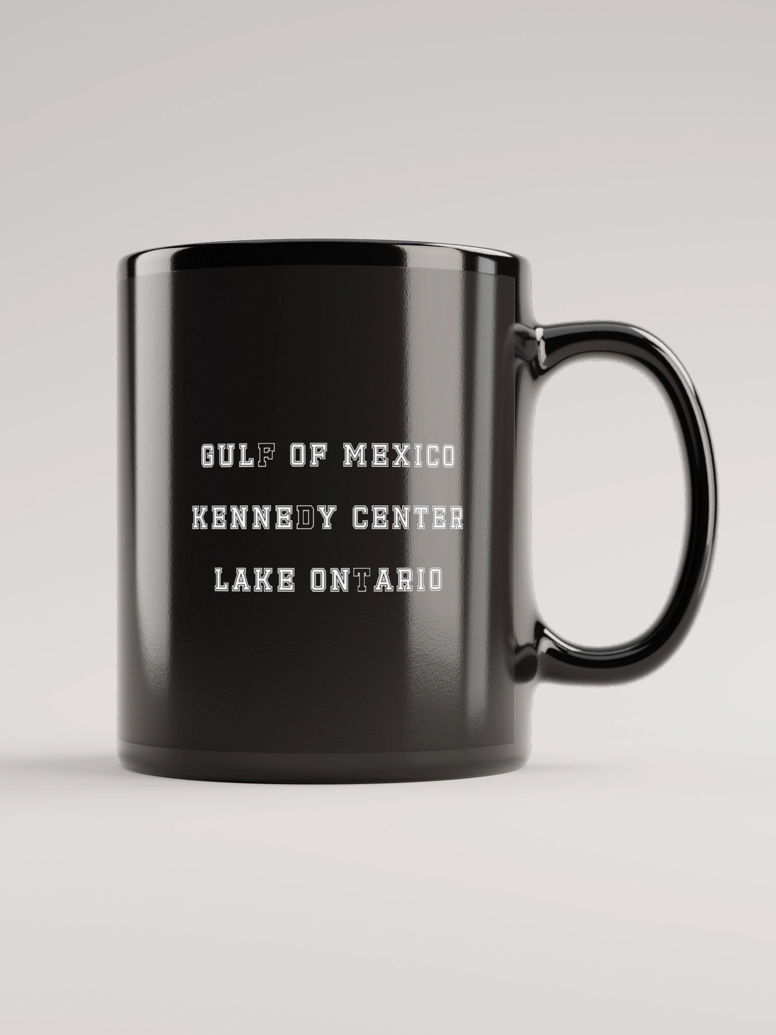Mexico, Kennedy, Ontario ceramic mug - black product image (3)