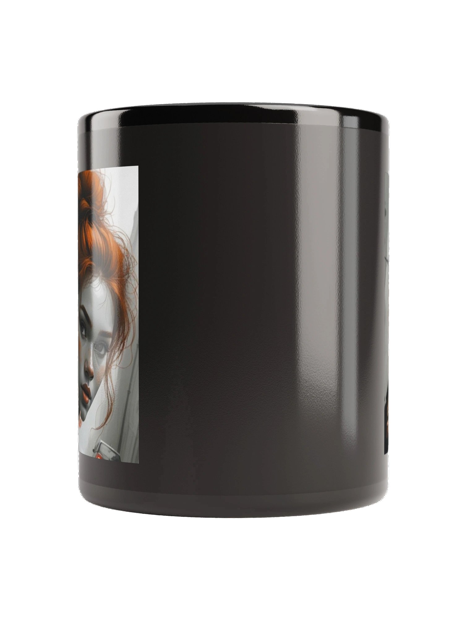Mind Matter- You Have Fire Inside- Black Glossy Mug product image (2)