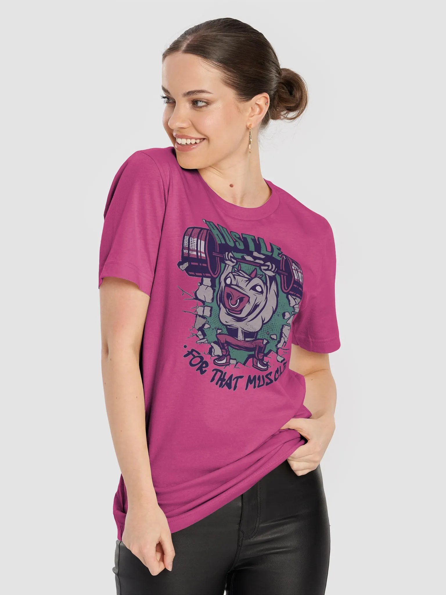 Hustle For That Muscle Premium T-shirt product image (8)