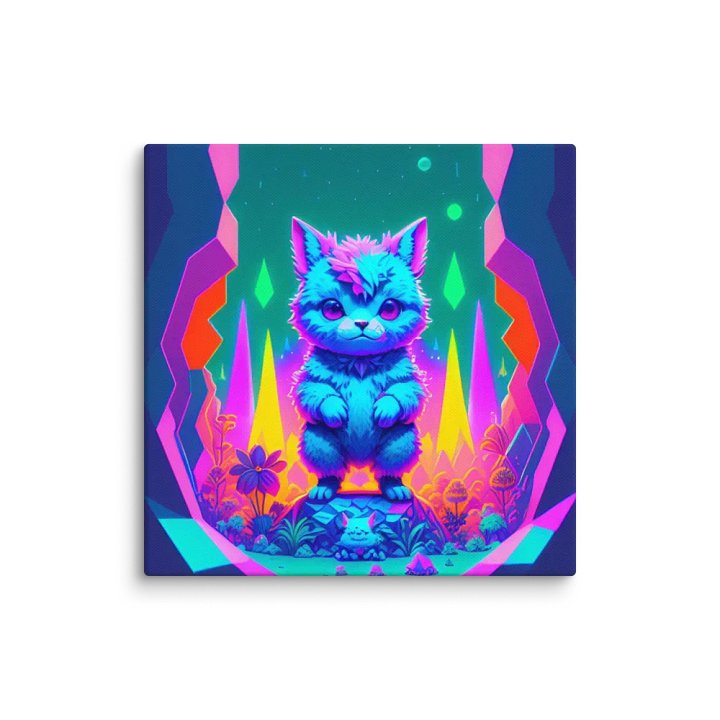 Cute Cat Digital Painting - v9 product image (1)