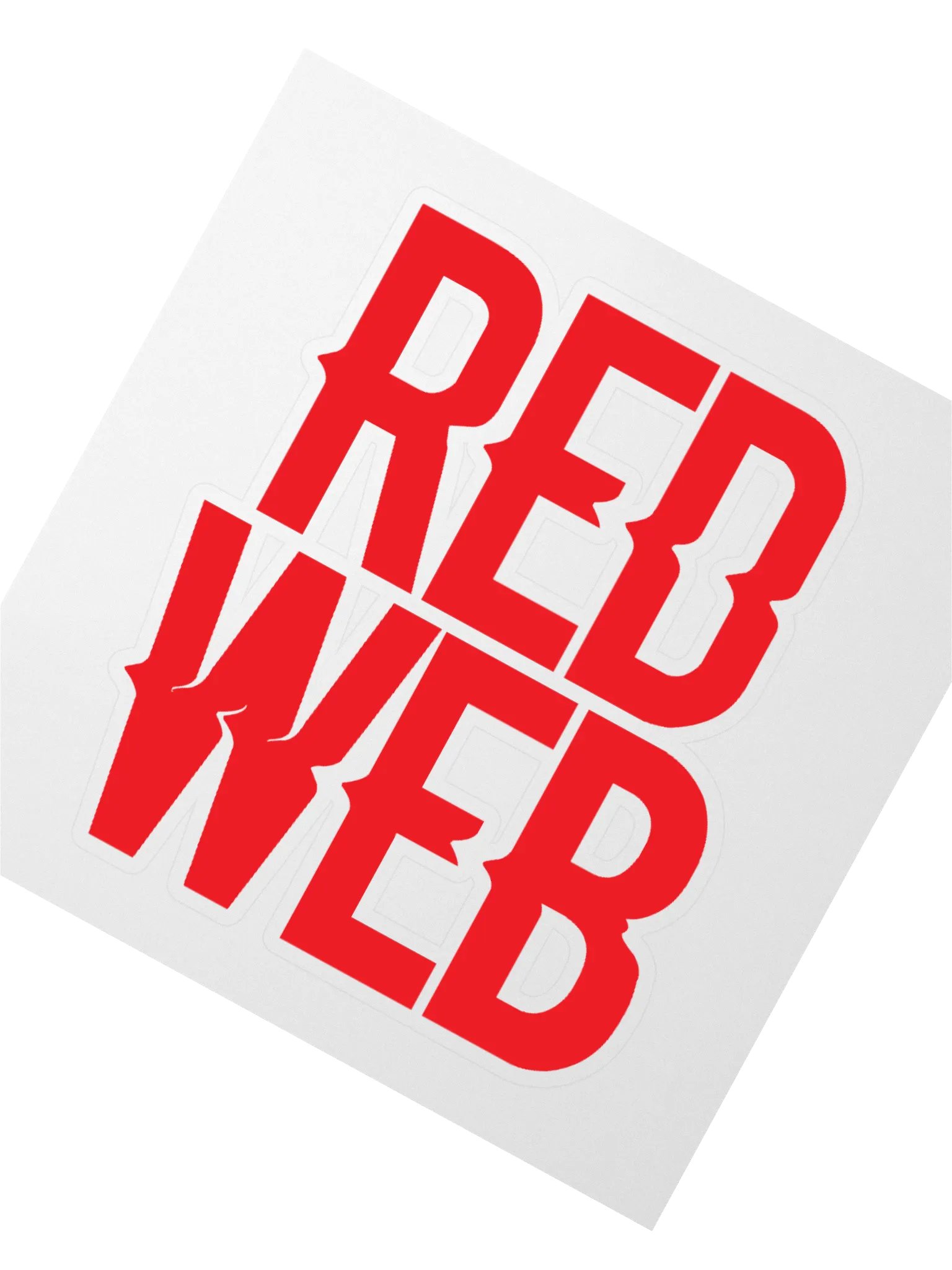 Red Web Sticker product image (4)