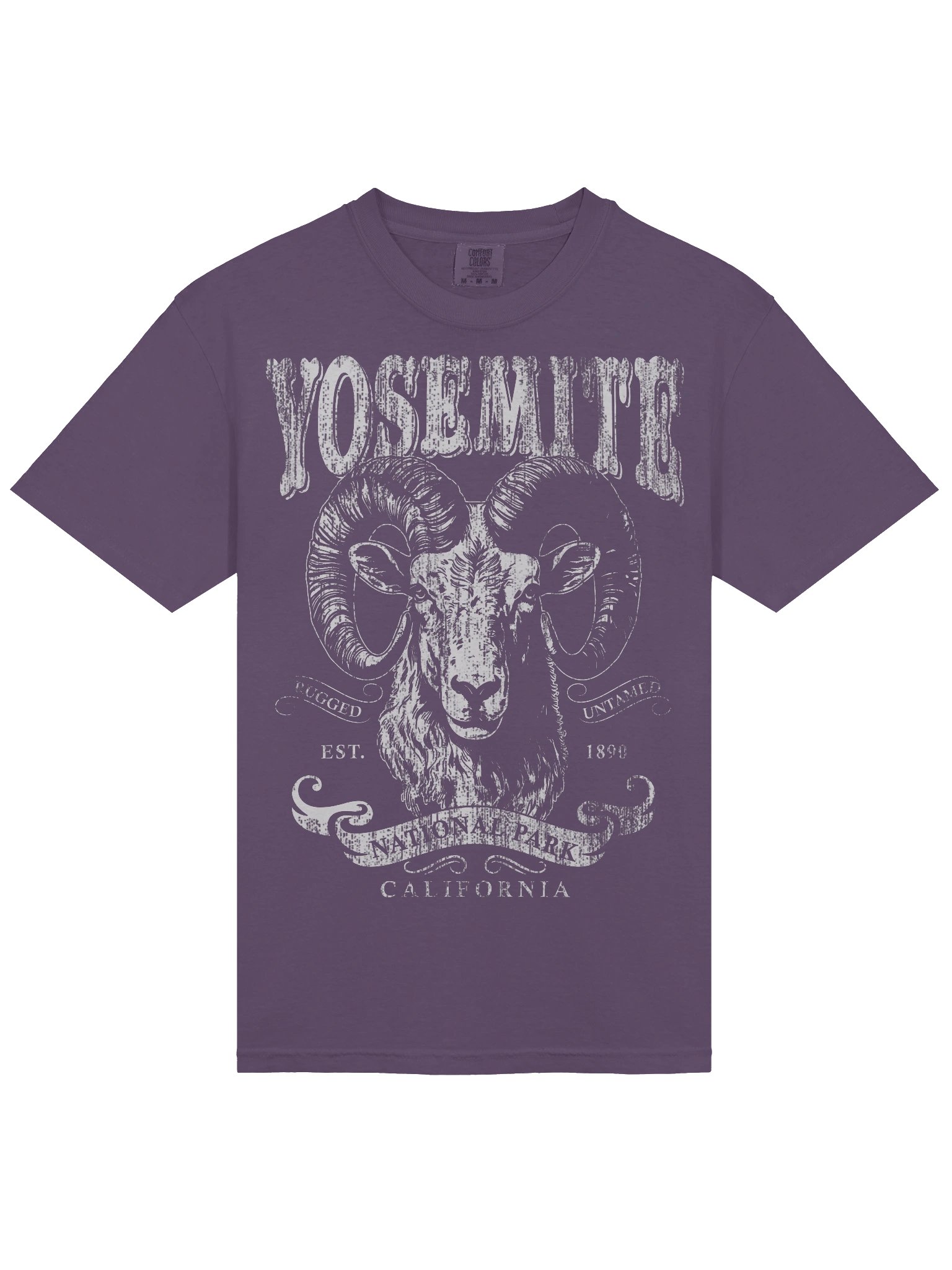 Yosemite National Park Shirt – Vintage Ram Graphic Tee California (Est. 1890) product image (7)